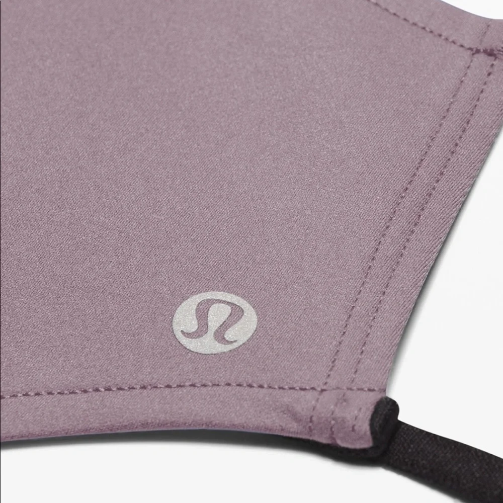 NWT Lululemon Double Strap Face Mask In Color Violet Verbena
